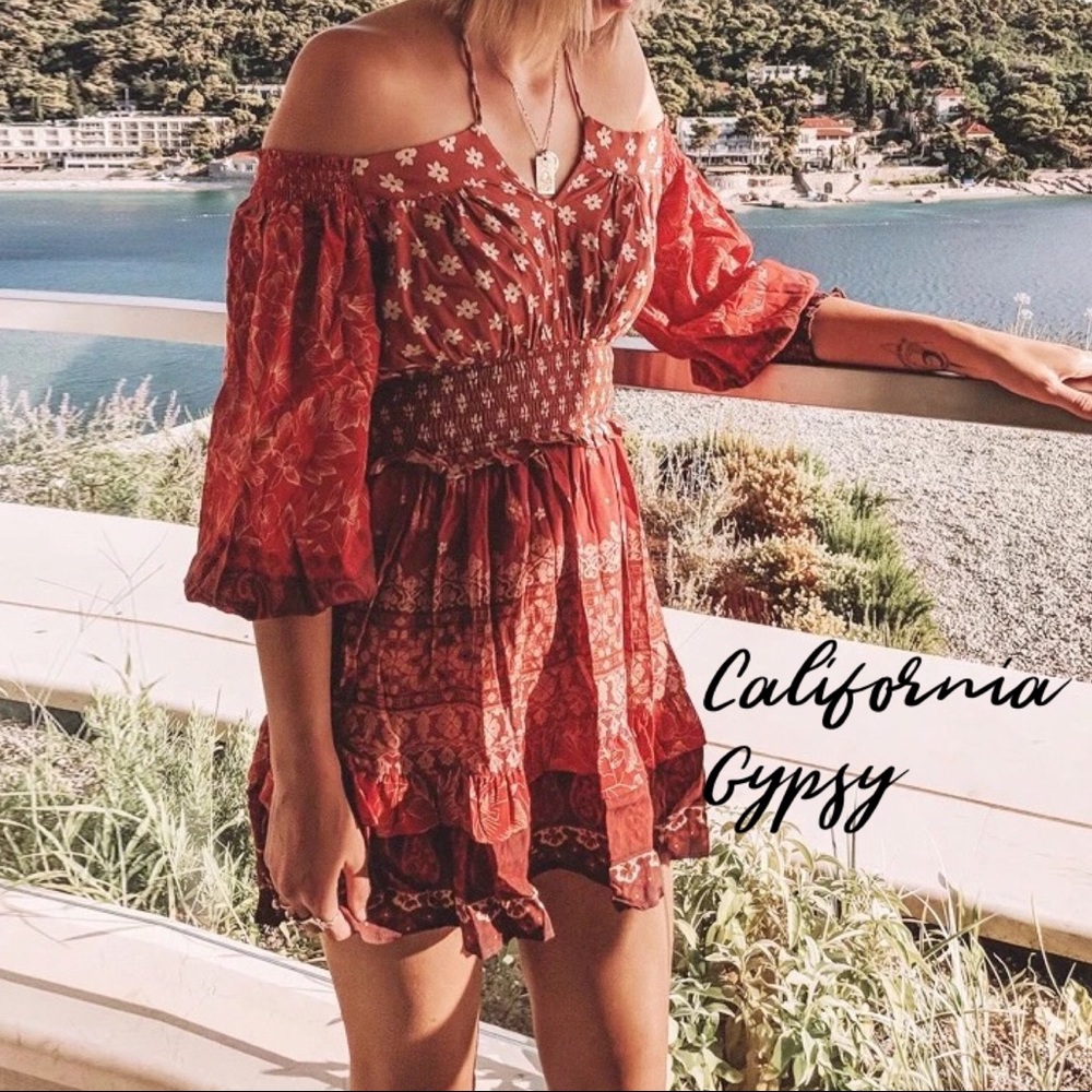 Gypsiana Floral Mini Dress - Picture 3 of 11
